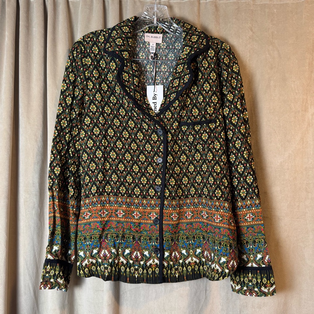 Susie Bubble & Phil Oh Collab Urban Outfitters Collection Boho Blouse Oh, Bubble - Picture 2 of 9